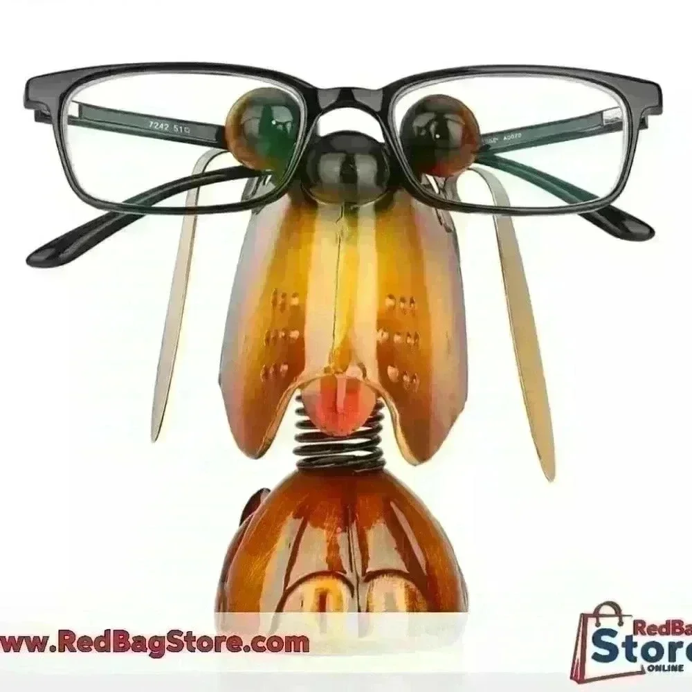 Puppy Dog Animal Stand Eyeglass Holder Iro…